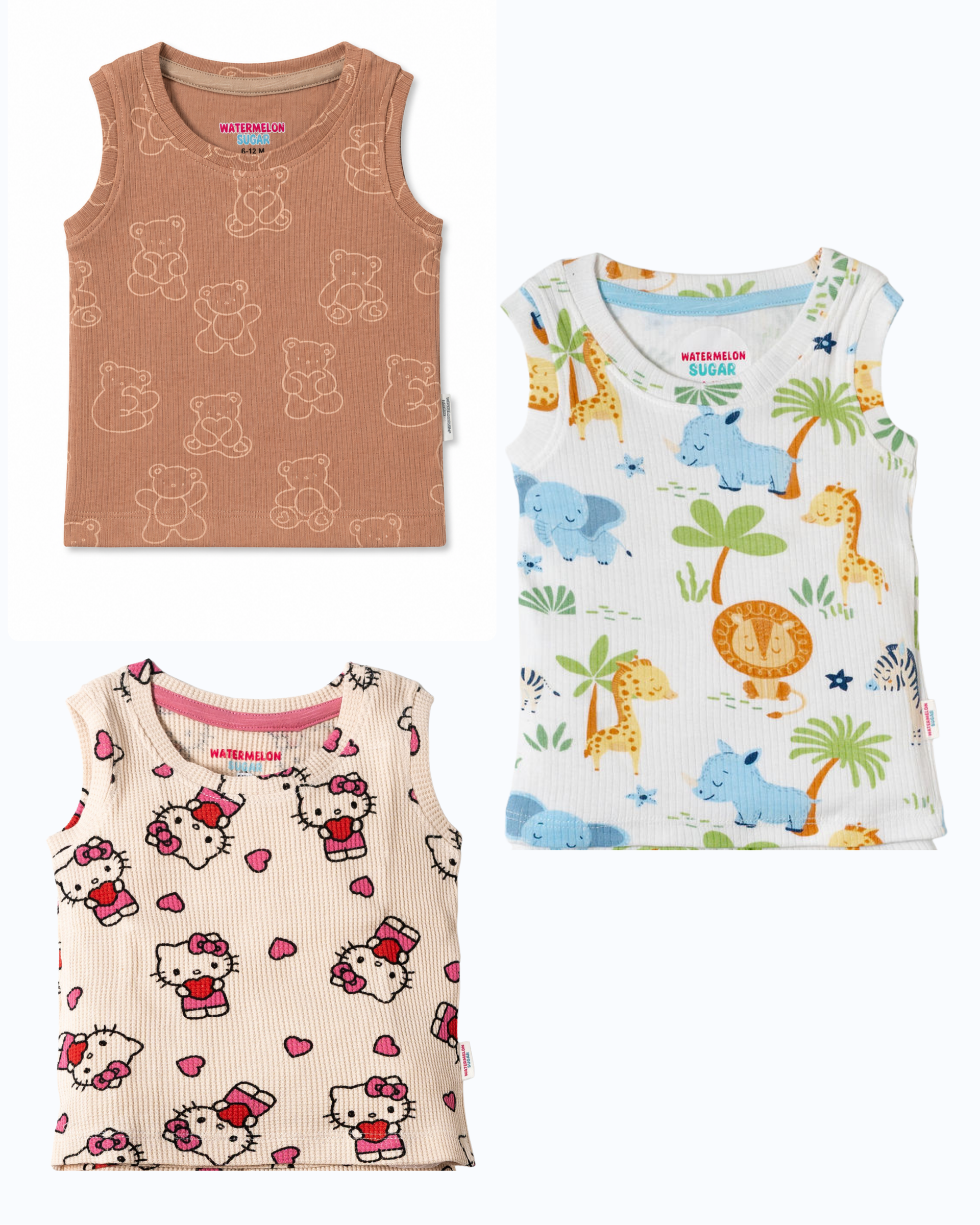 SLEEVELESS TSHIRTS-1-2Y(SL5)
