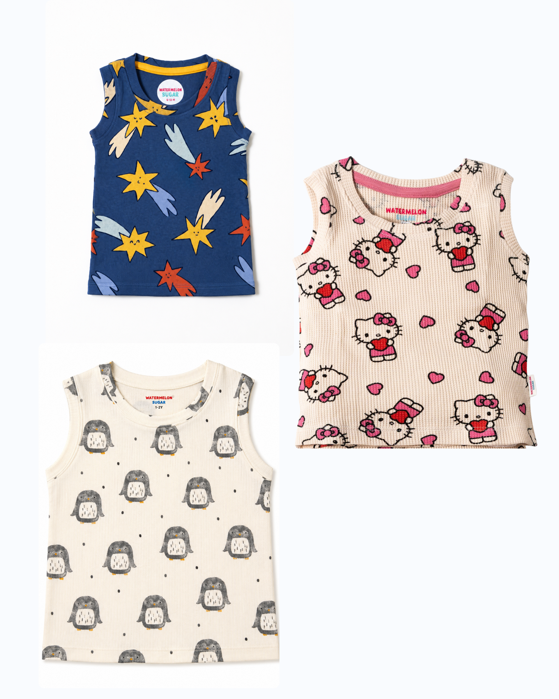 SLEEVELESS TSHIRTS-1-2Y(SL9)