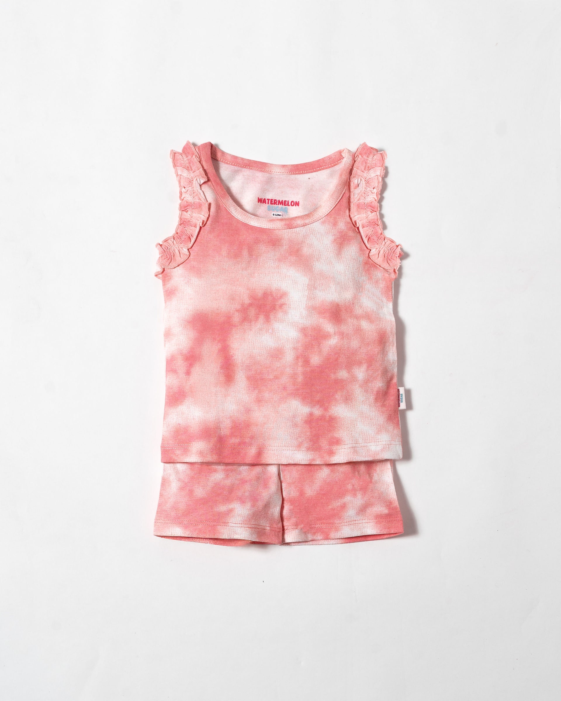 Rose Cloud Frill Sleeveless Co-ord Set (280)