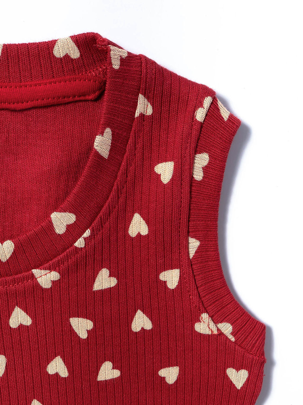 Sweetheart Ribbed Co-ord Set (451)