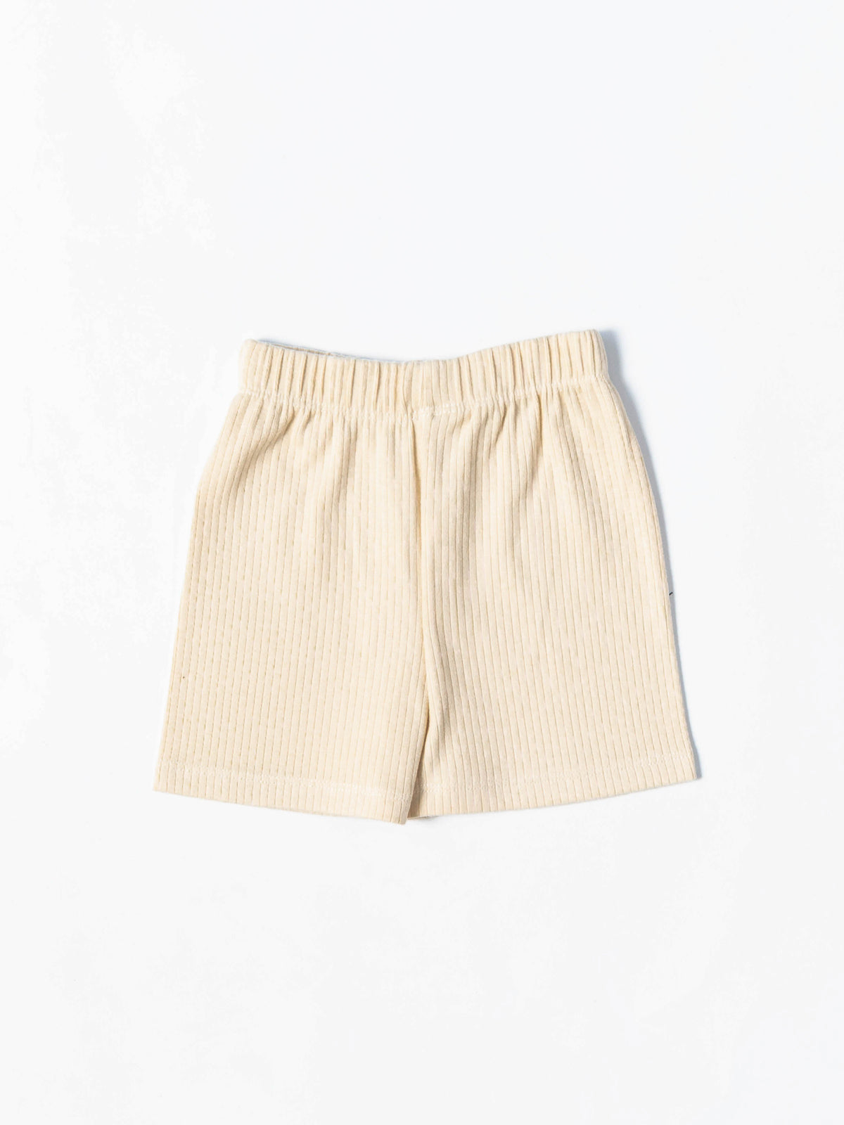 Ribbed Polo Co-ord Set – Cream(553)