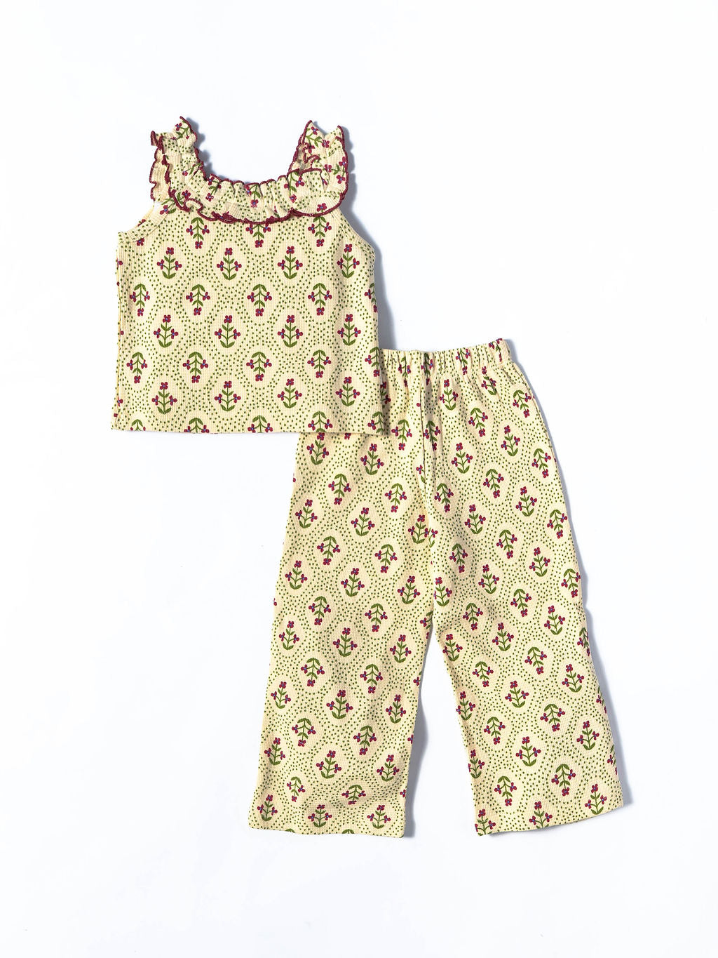 Blossom Frill Waffle Co-ord Set (432)