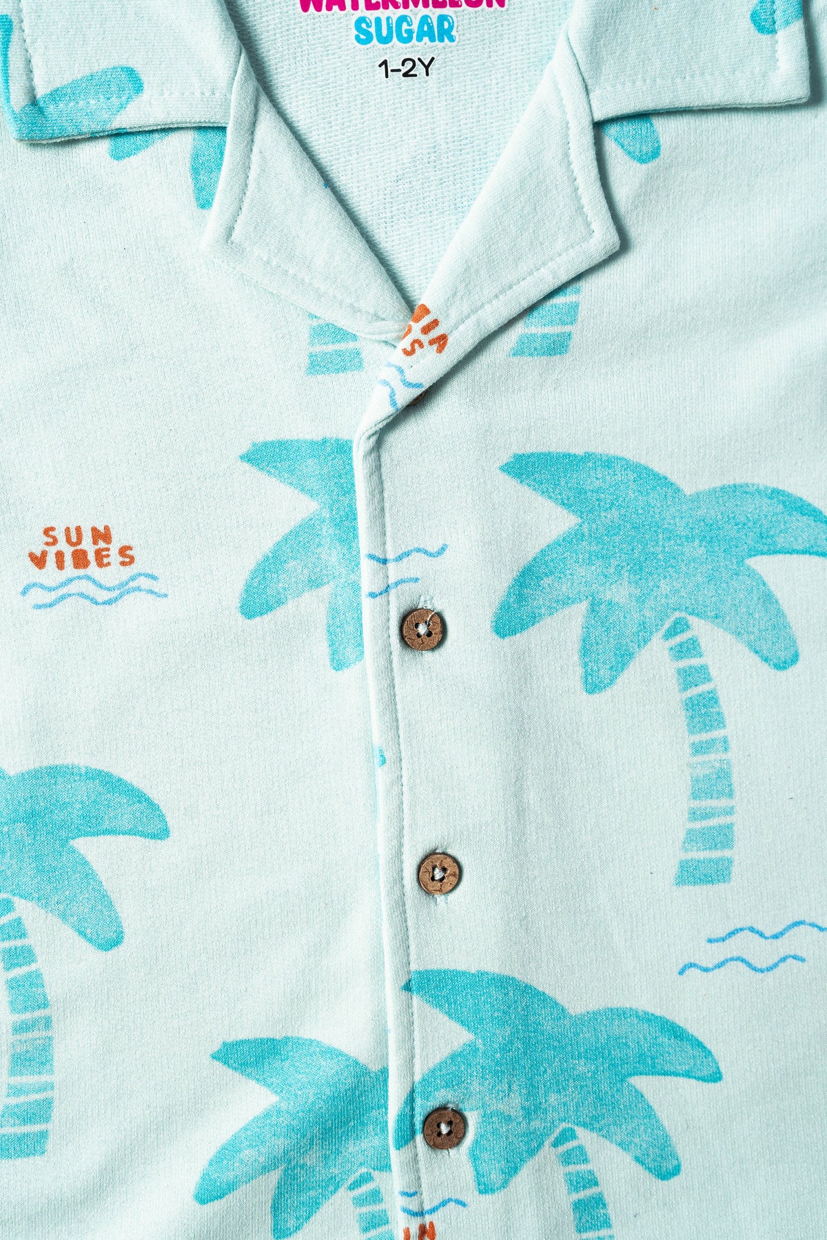 Sun Vibes Palm Tree Shirt & Shorts Set (597)