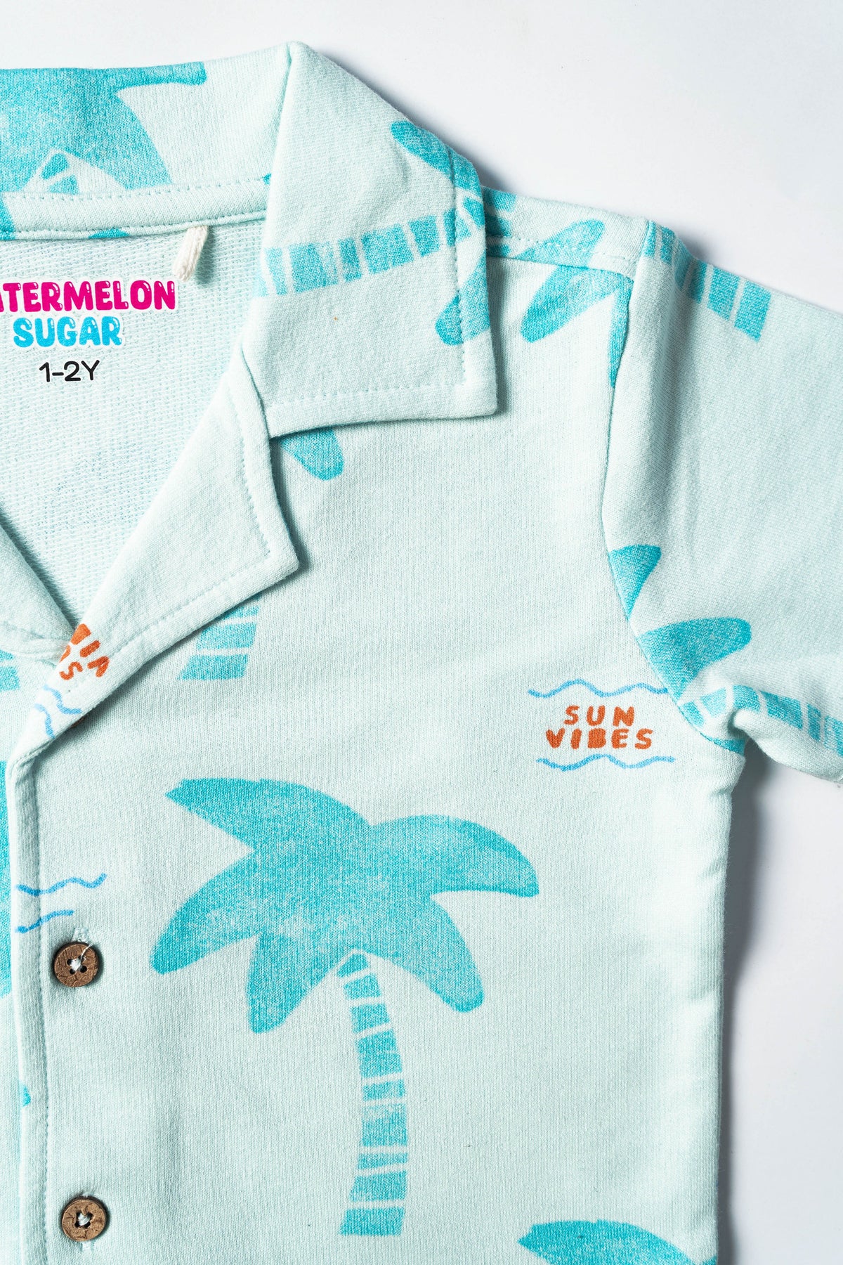 Sun Vibes Palm Tree Shirt & Shorts Set (597)