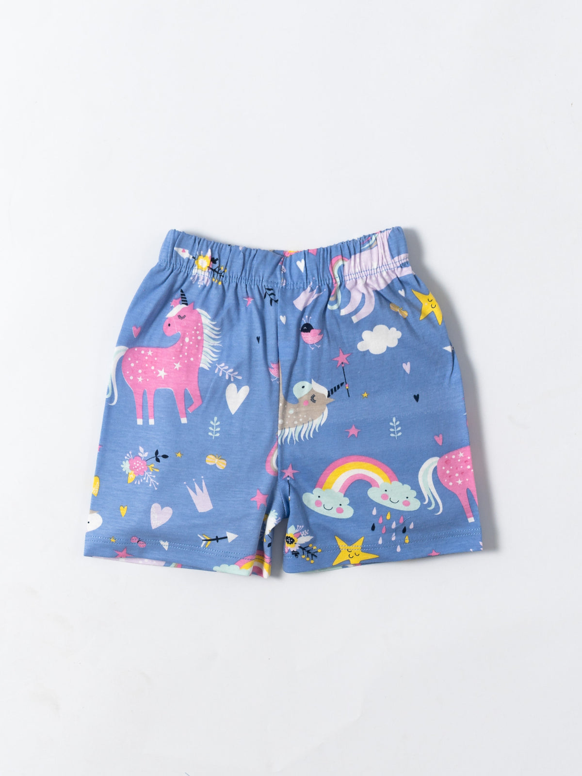 Rainbow Unicorn Dreams Puff sleeve co-ord set (496)