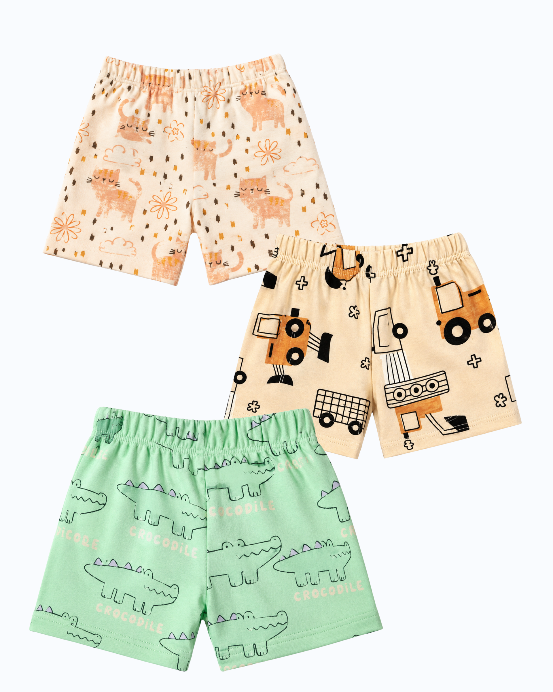 SHORTS 6-12M (PACK OF 3)-HS10