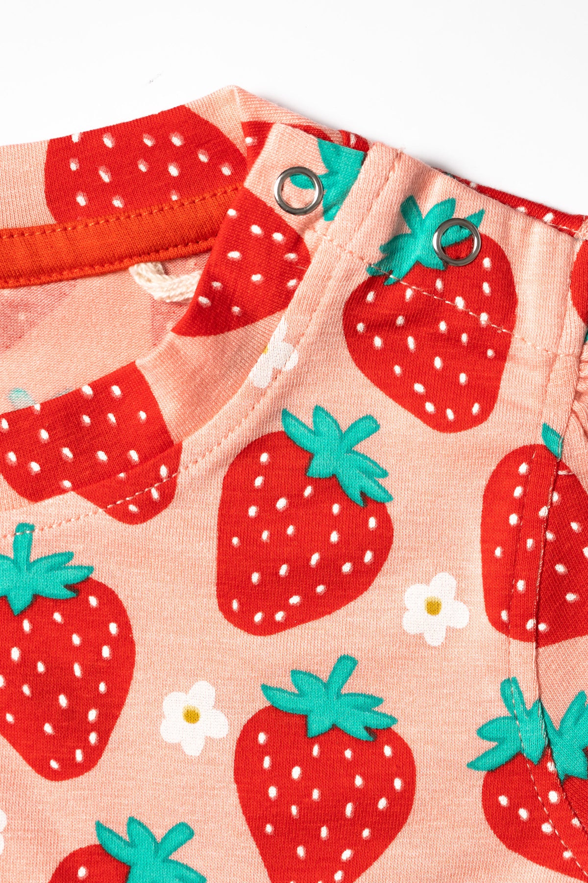 Strawberry Bloom Puff Sleeve co-ord set (502)