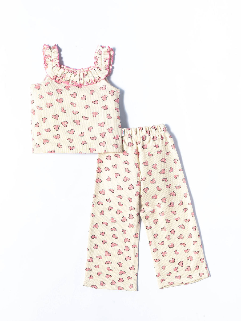 Sweetheart Ruffle Co-ord Set (459)