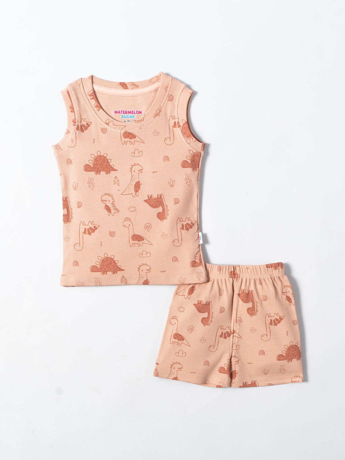 Dino Doodles Ribbed Co-ord Set (508)