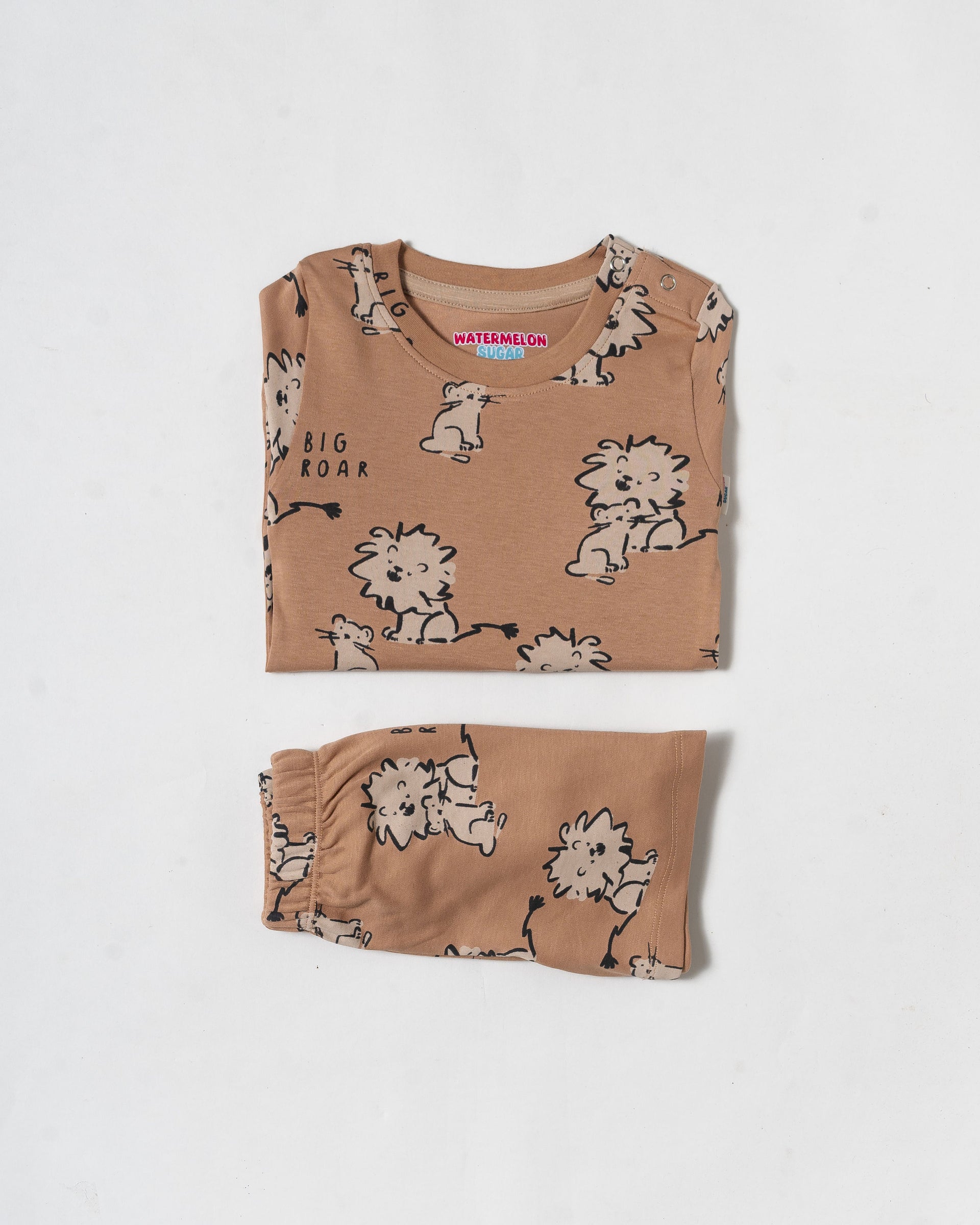 Roaring Cub Mocha Co-ord Set (356)