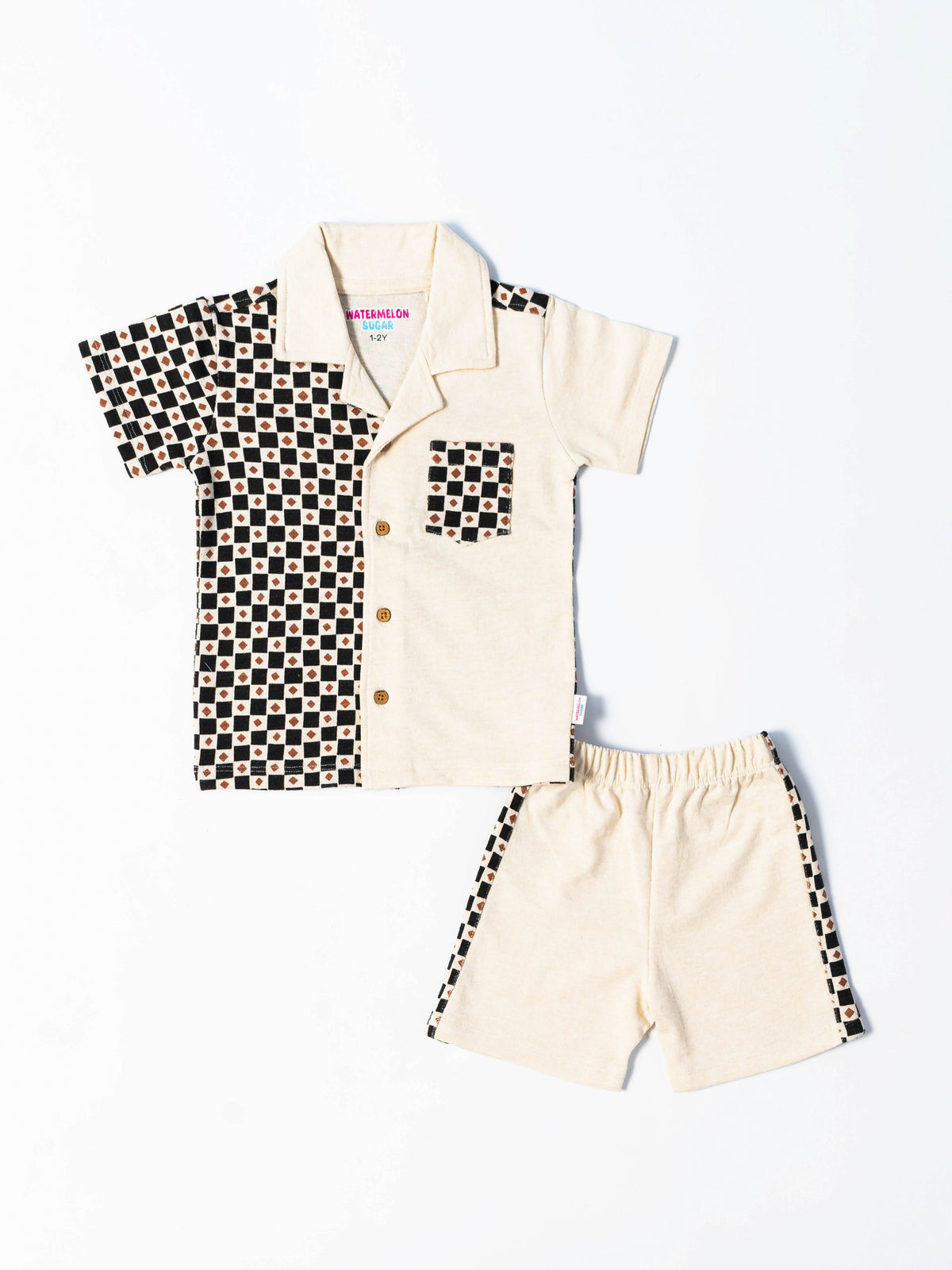 Retro Checkerboard Co-ord Set (658)
