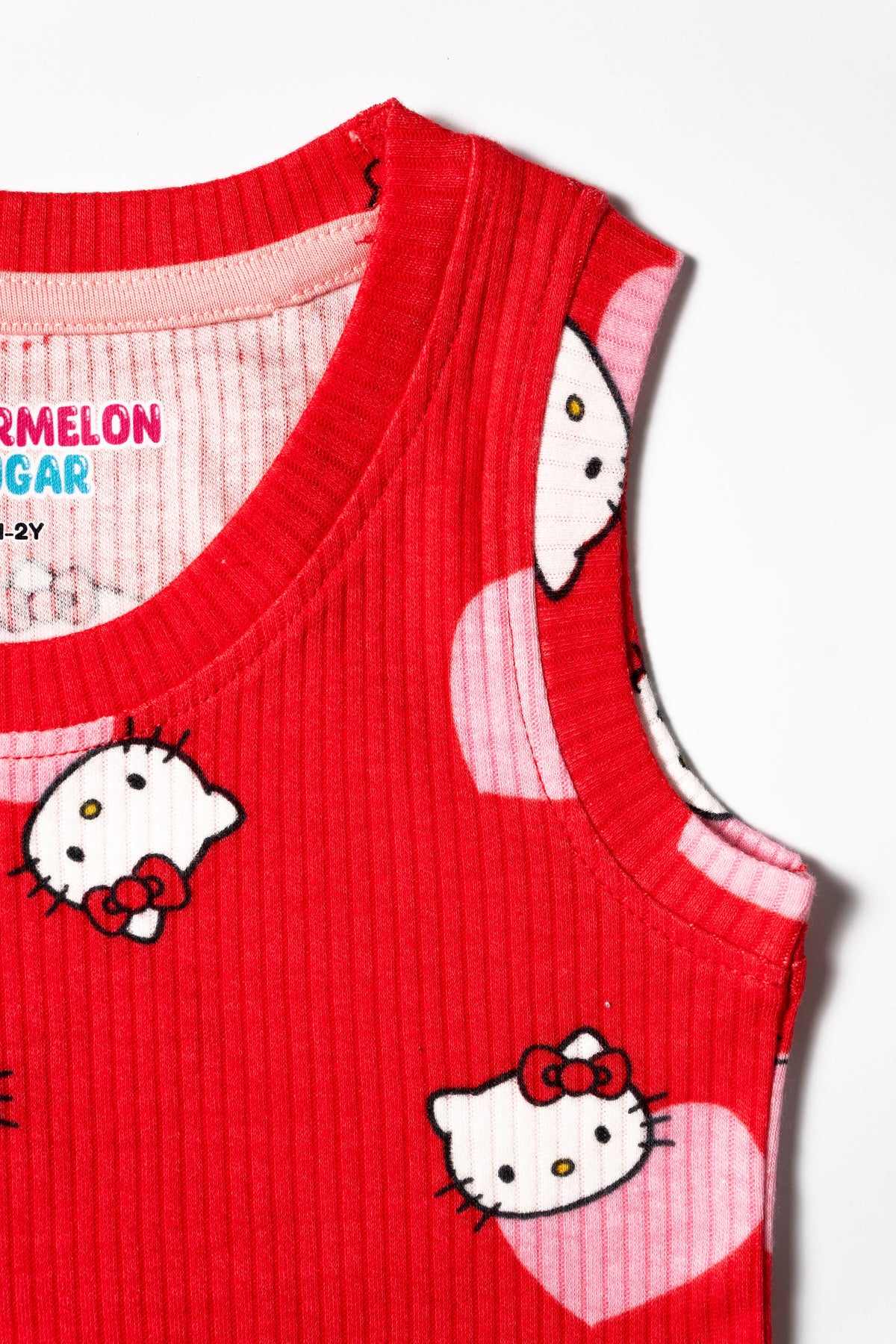 Hello Kitty Heart Sleeveless co-ord set (460)