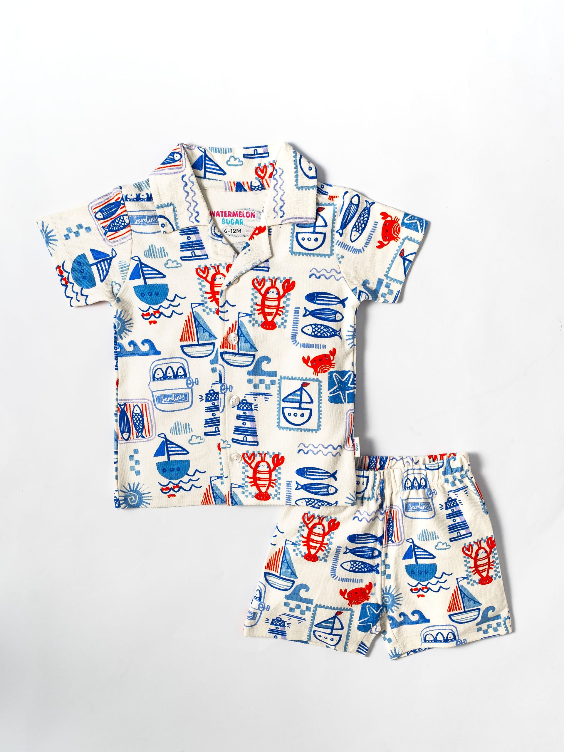 Coastal Adventure Kids Shirt &Shorts Set(499)