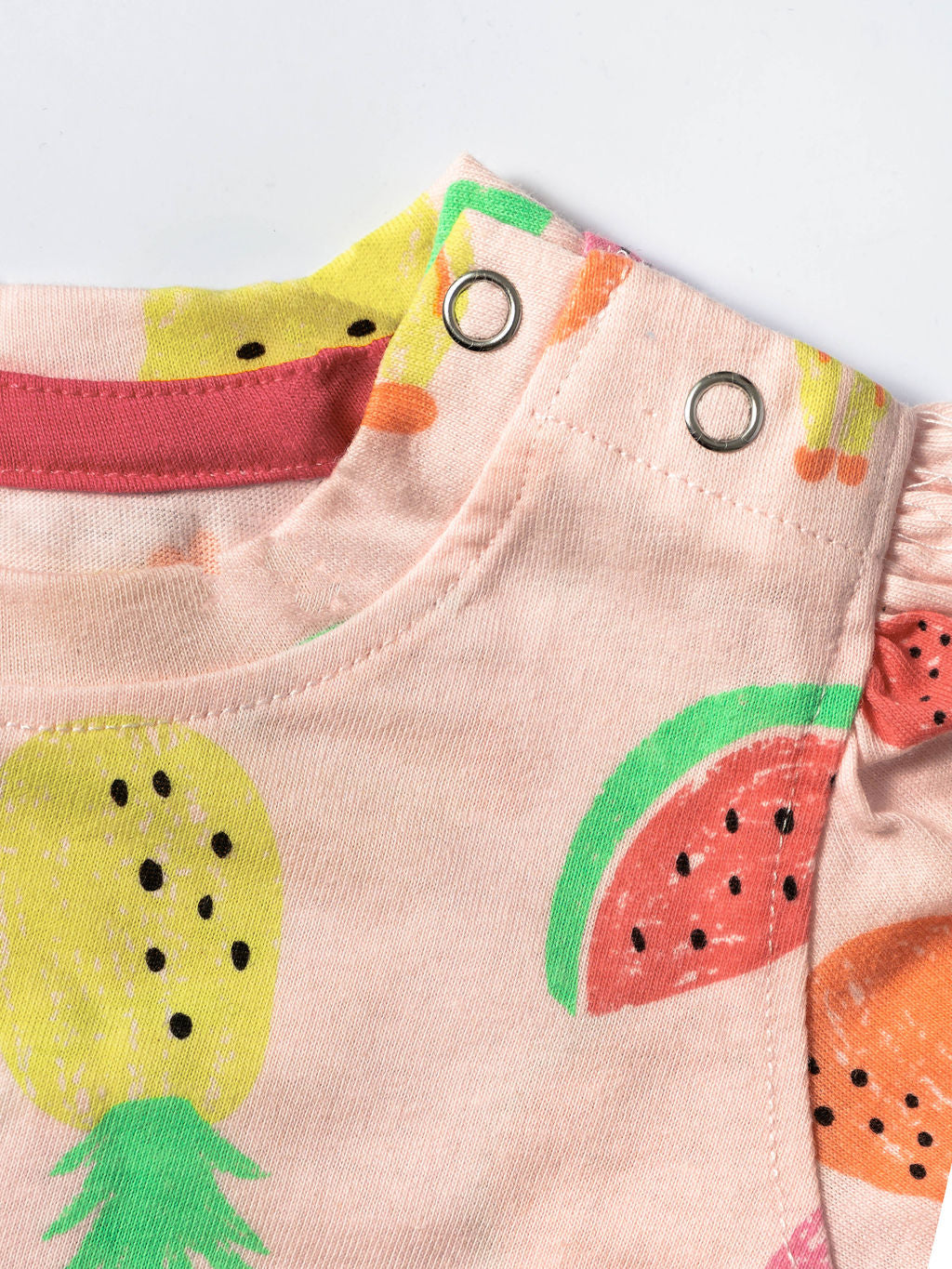Girls Fruity Delight Puff Sleeve Co-ord Set (237)
