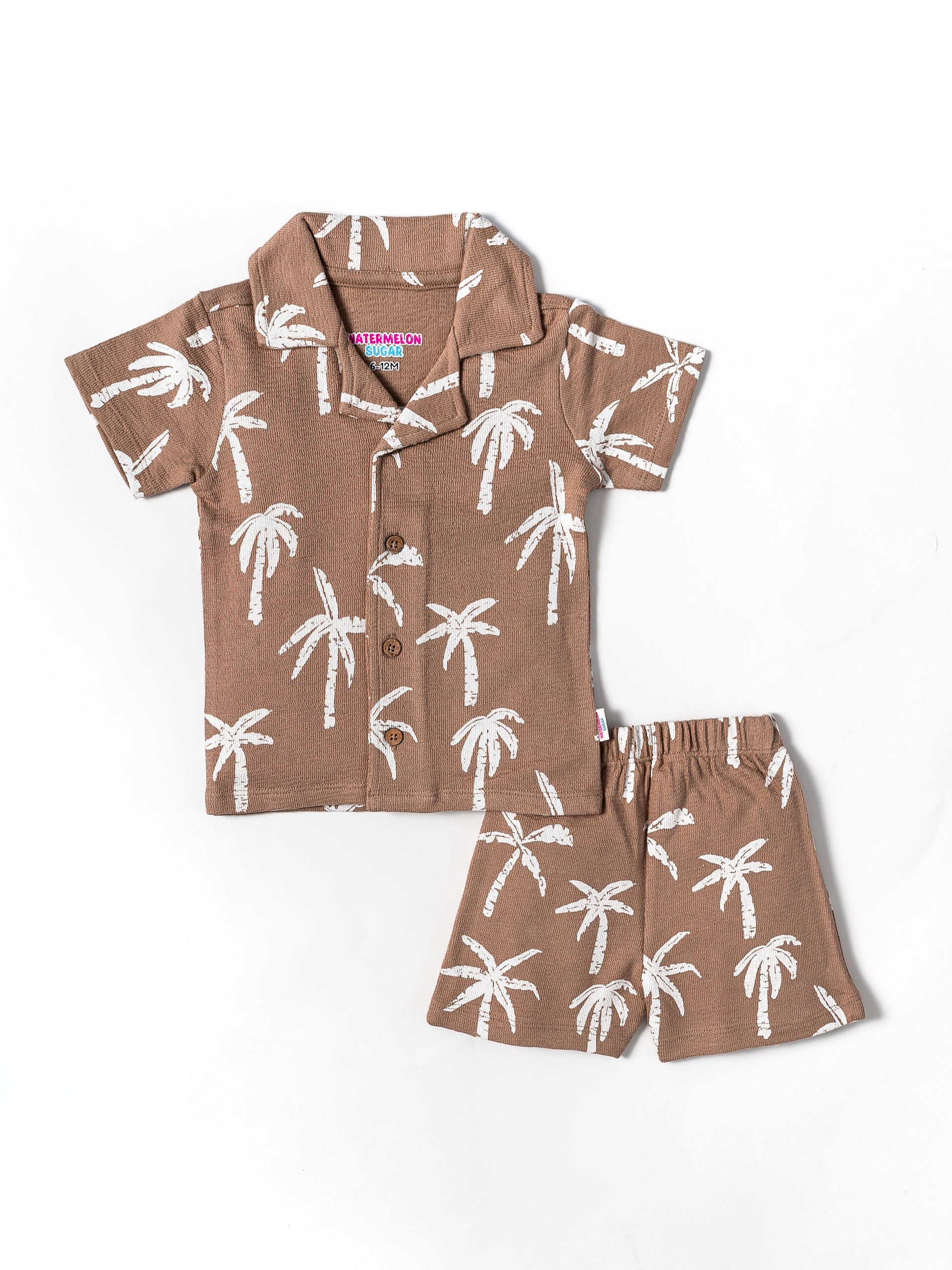 Palm Escape Kids Shirt & Shorts Set(497)