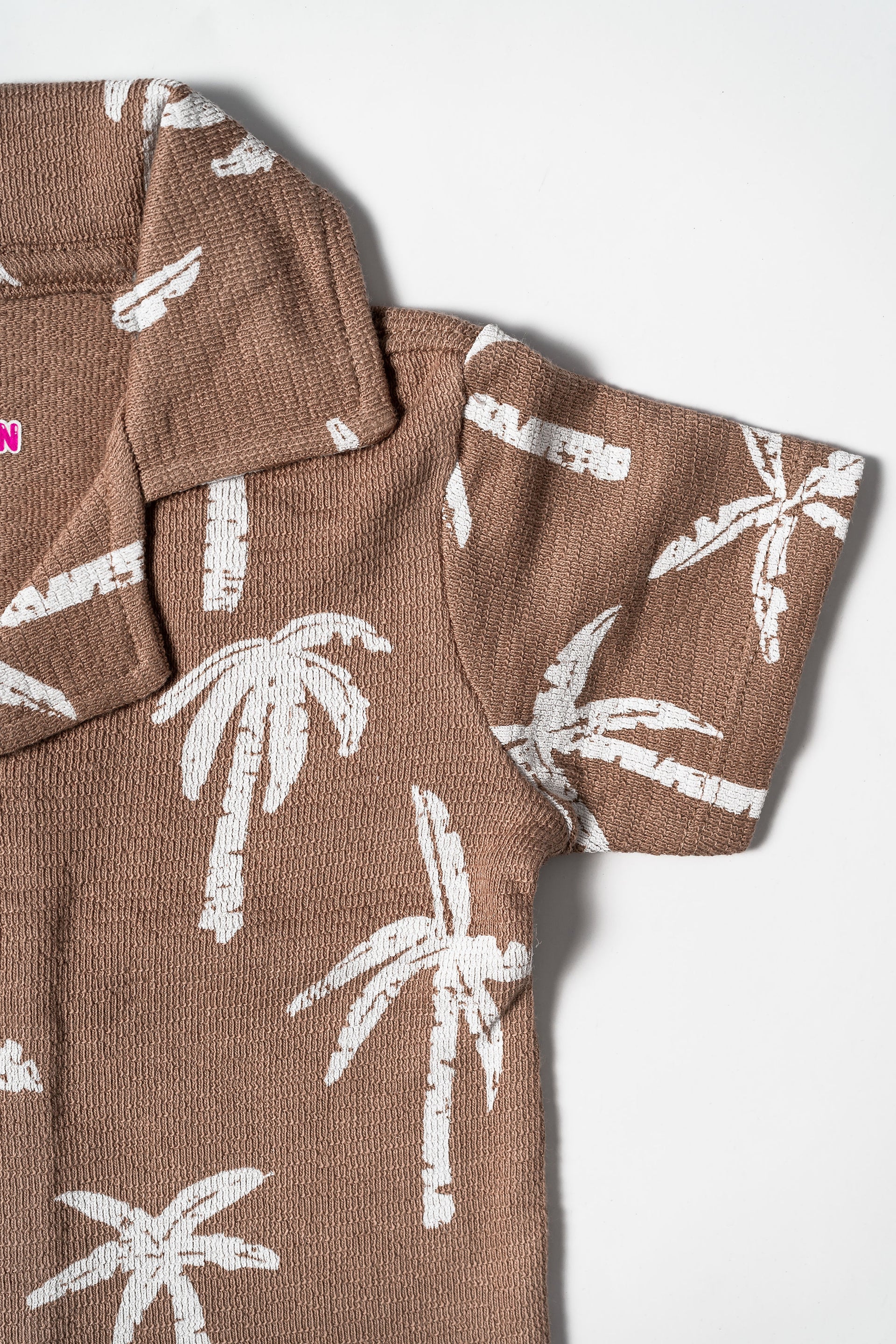 Palm Escape Kids Shirt & Shorts Set(497)