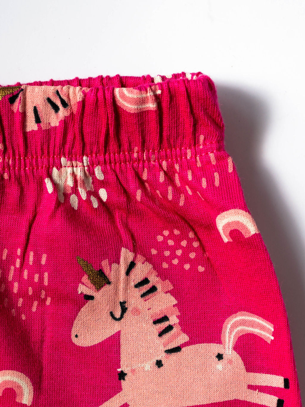 Pink Zebra Puff Sleeve Co-ord Set (242)
