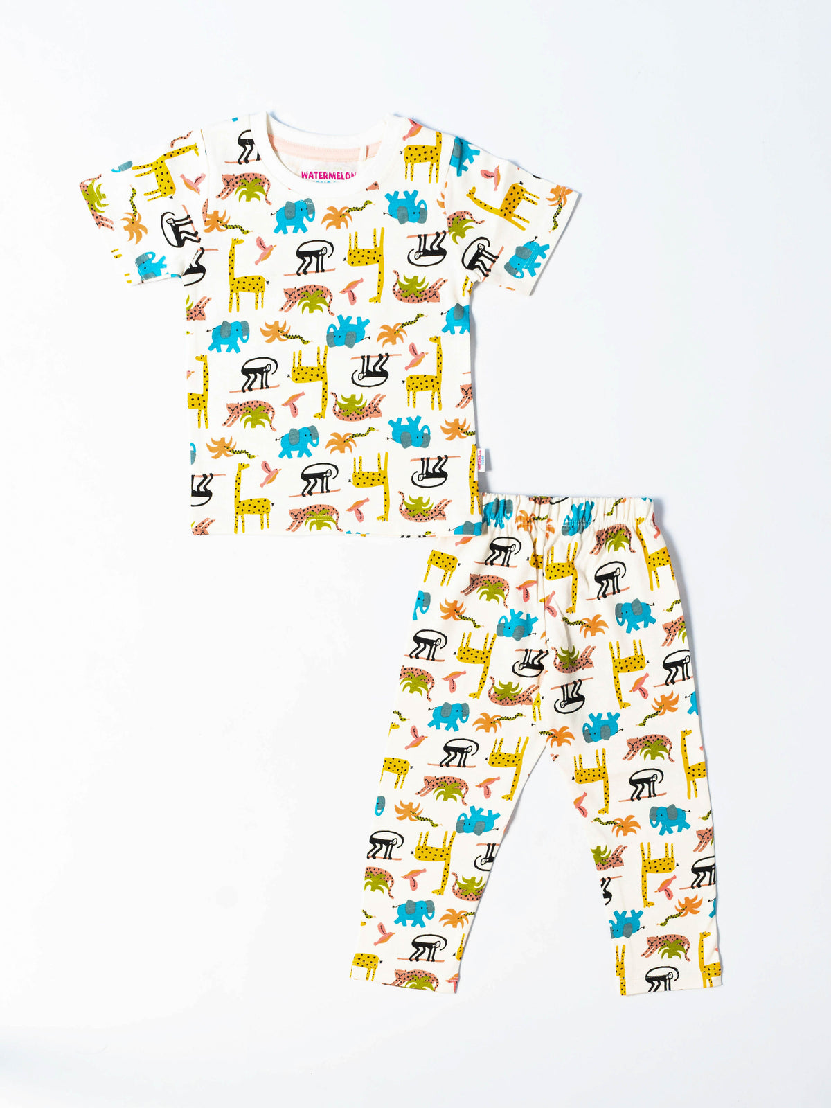 Wild Safari Printed T-Shirt & Pants Set (573)