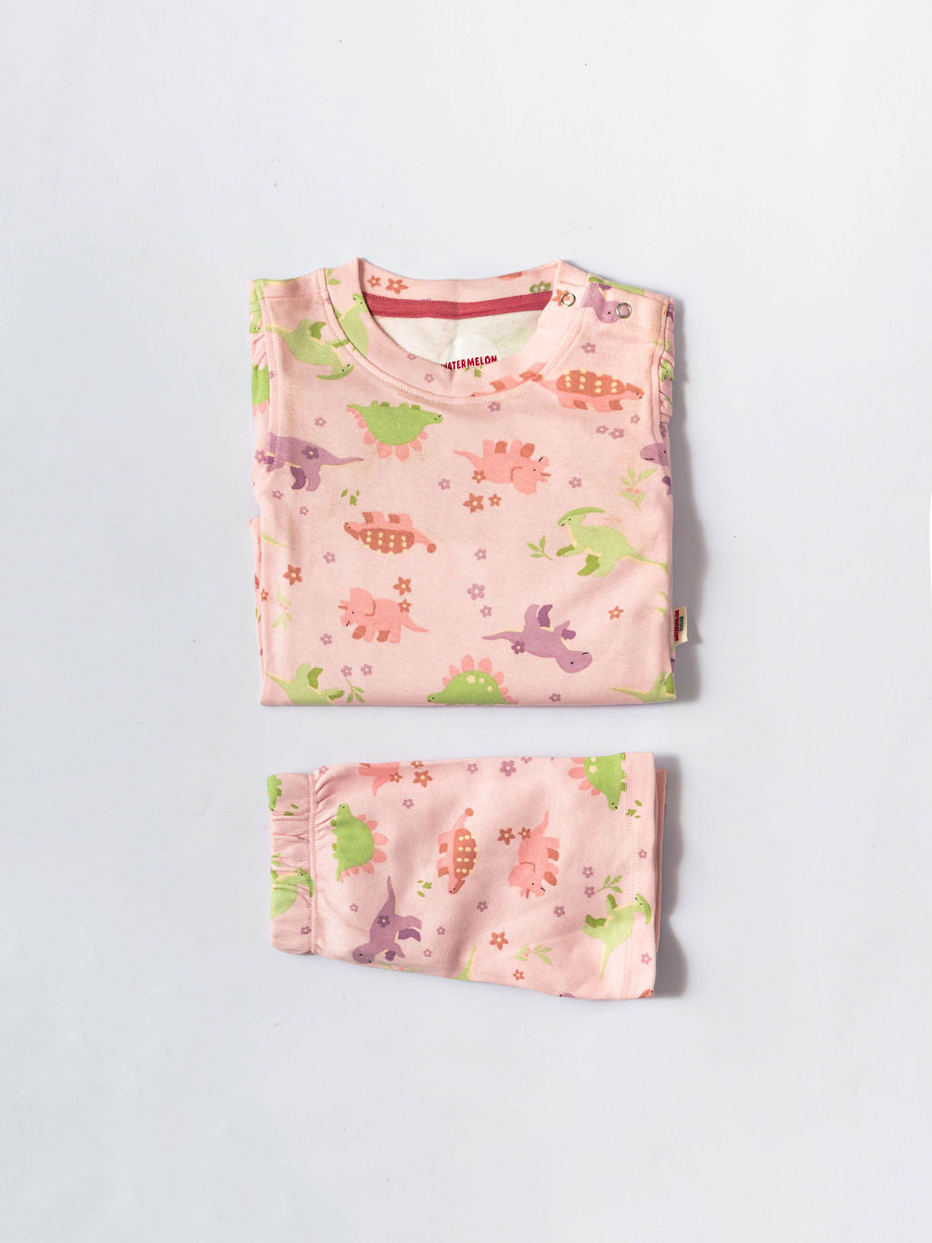 Pastel Dino Puff Sleeve Co-ord Set (240)