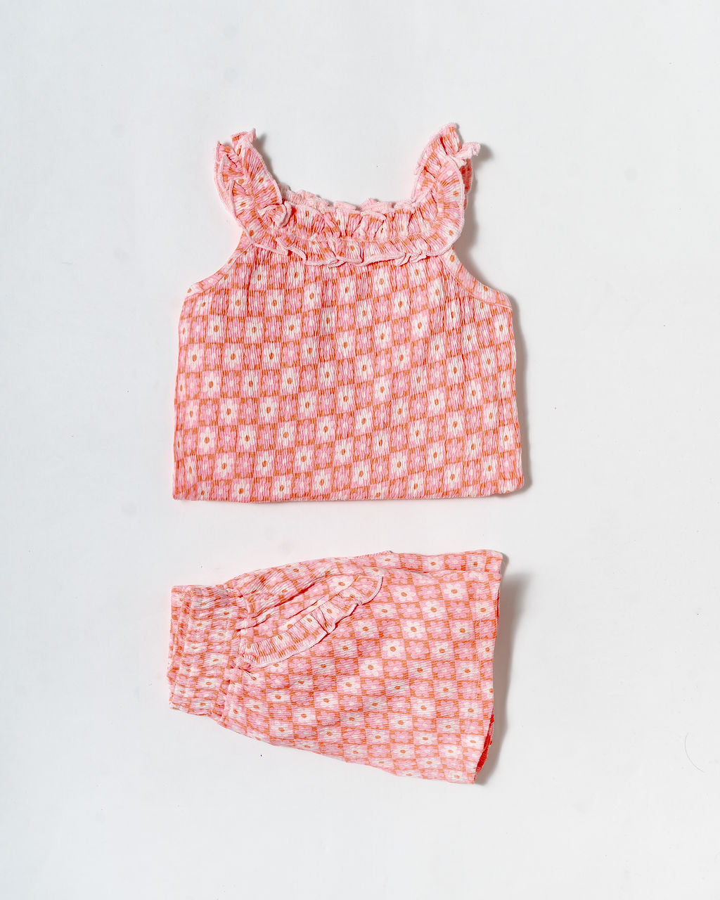 Peach Blossom Frill Co-ord Set
