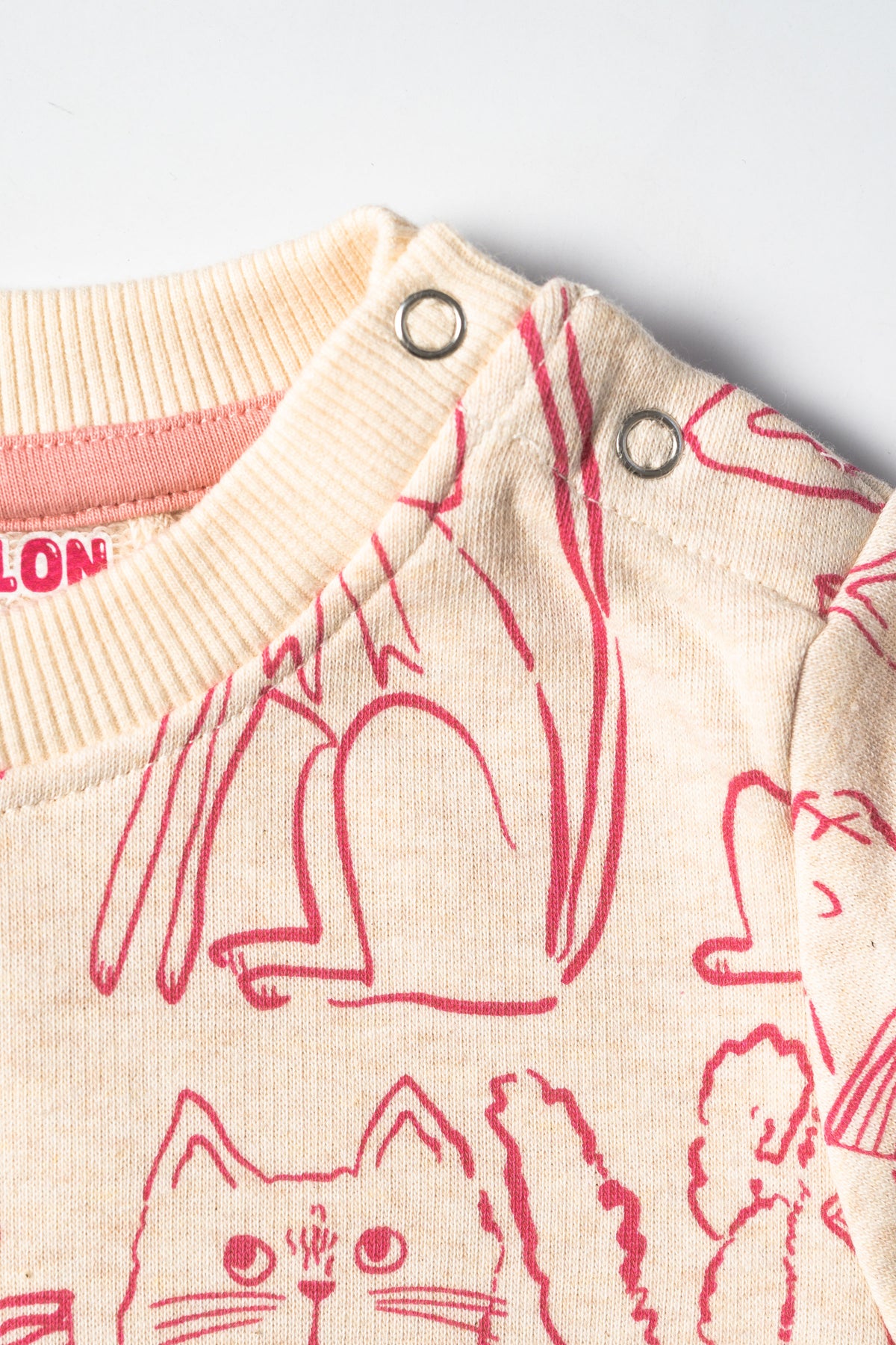 Pretty Paws Pink Sweatshirt & Jogger Set(600)