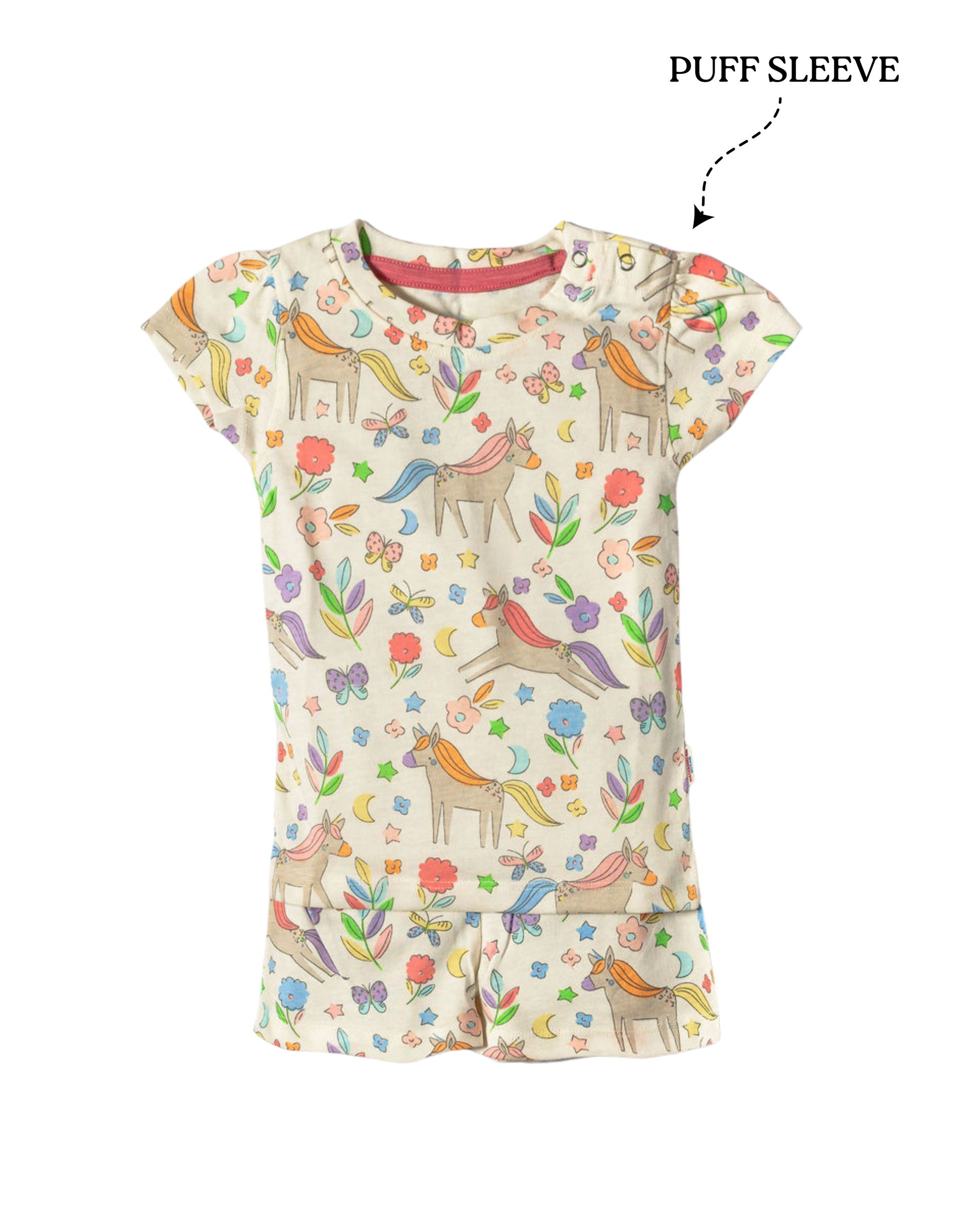 Girls Woodland Wonders Puff Sleeve Co-ord Set (243)