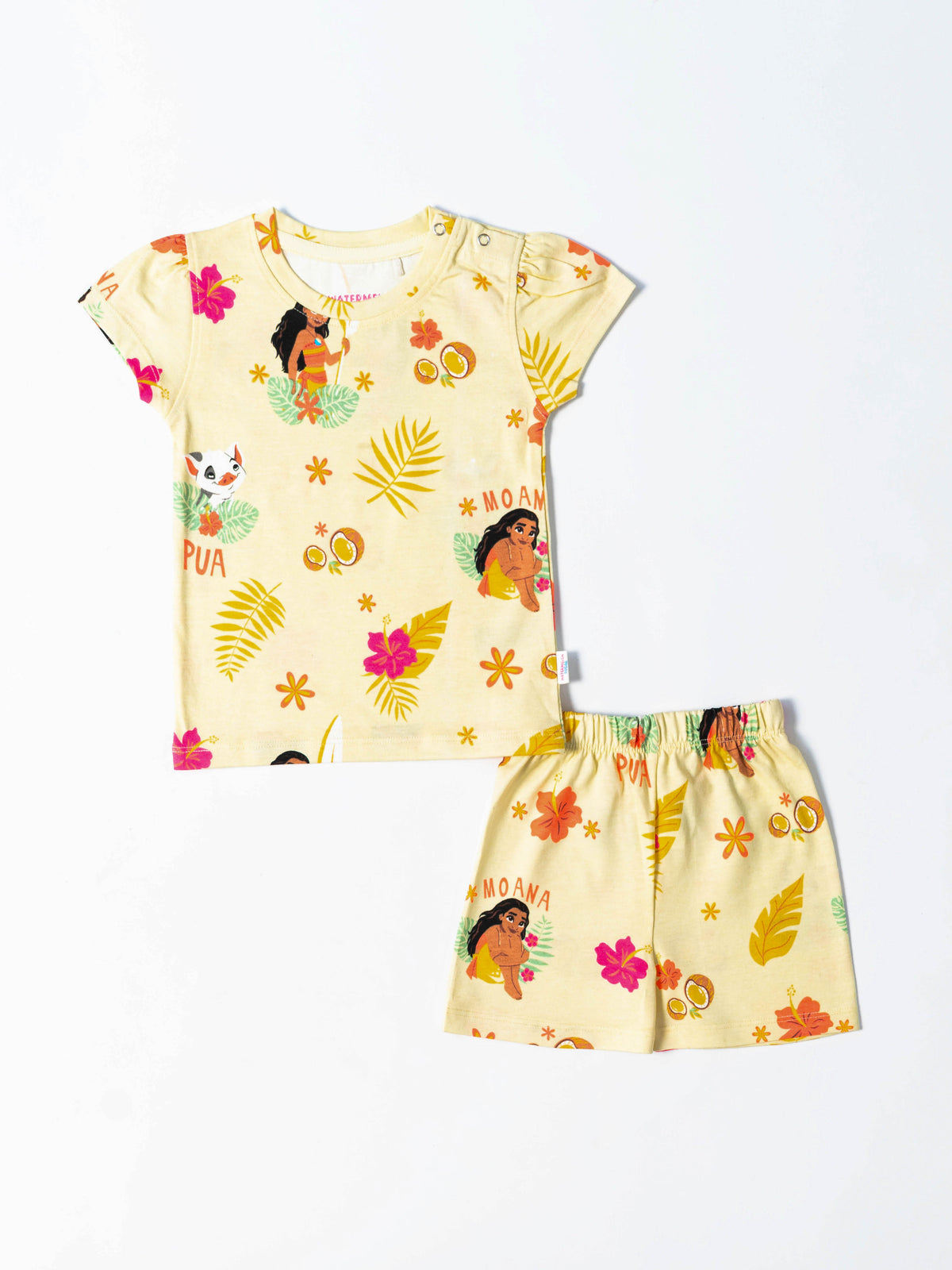 Moana Tropical Puff sleeve co-ord set (495)