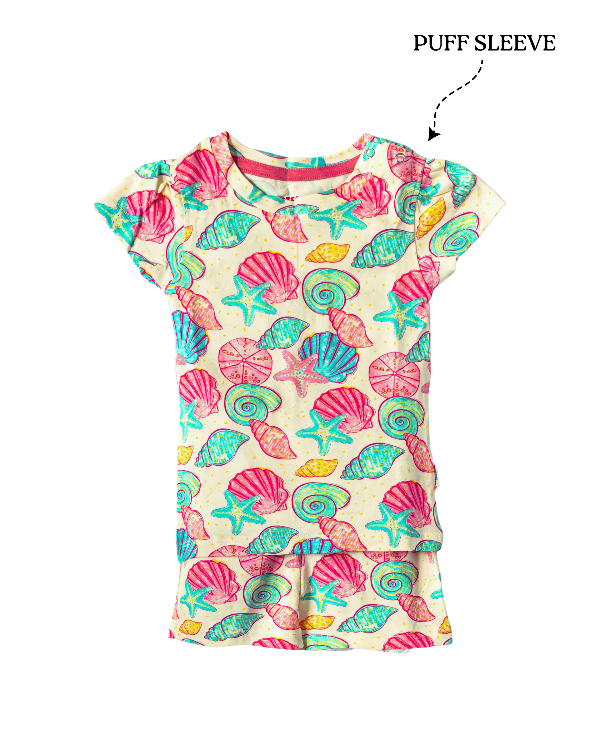Girls Seaside Shell Co-ord Set (388)