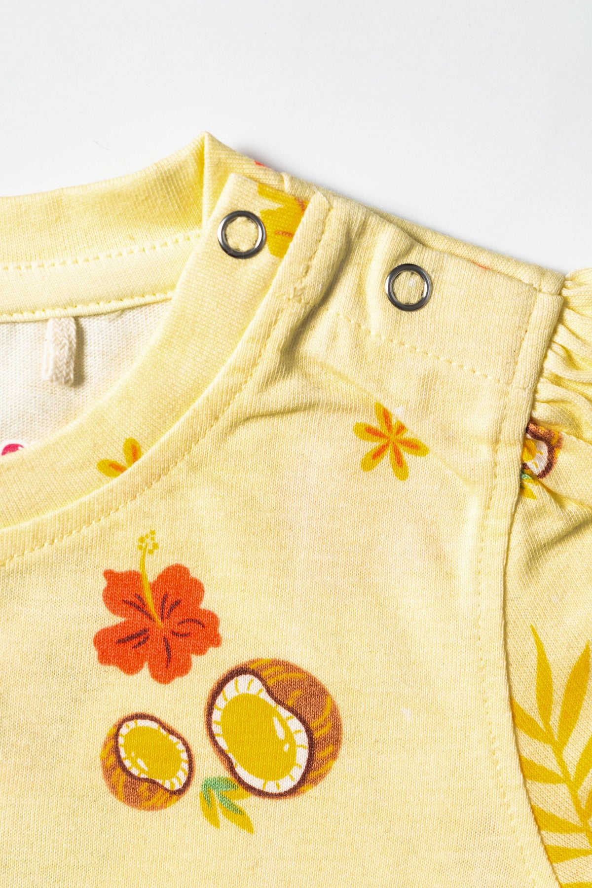 Moana Tropical Puff sleeve co-ord set (495)