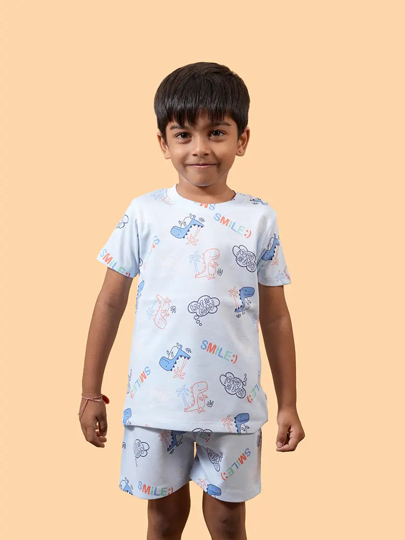 Smile Dino Print Co-ord Set (218)
