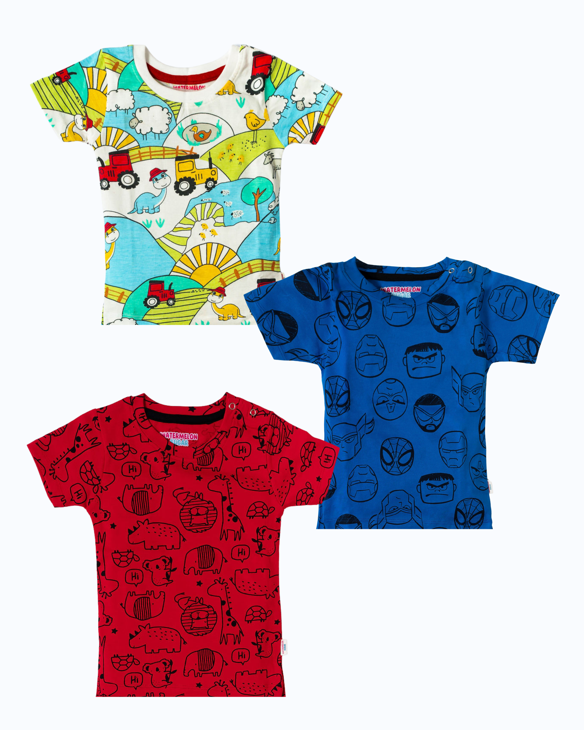 HALF SLEEVE COMBO-6-12M(HS3)