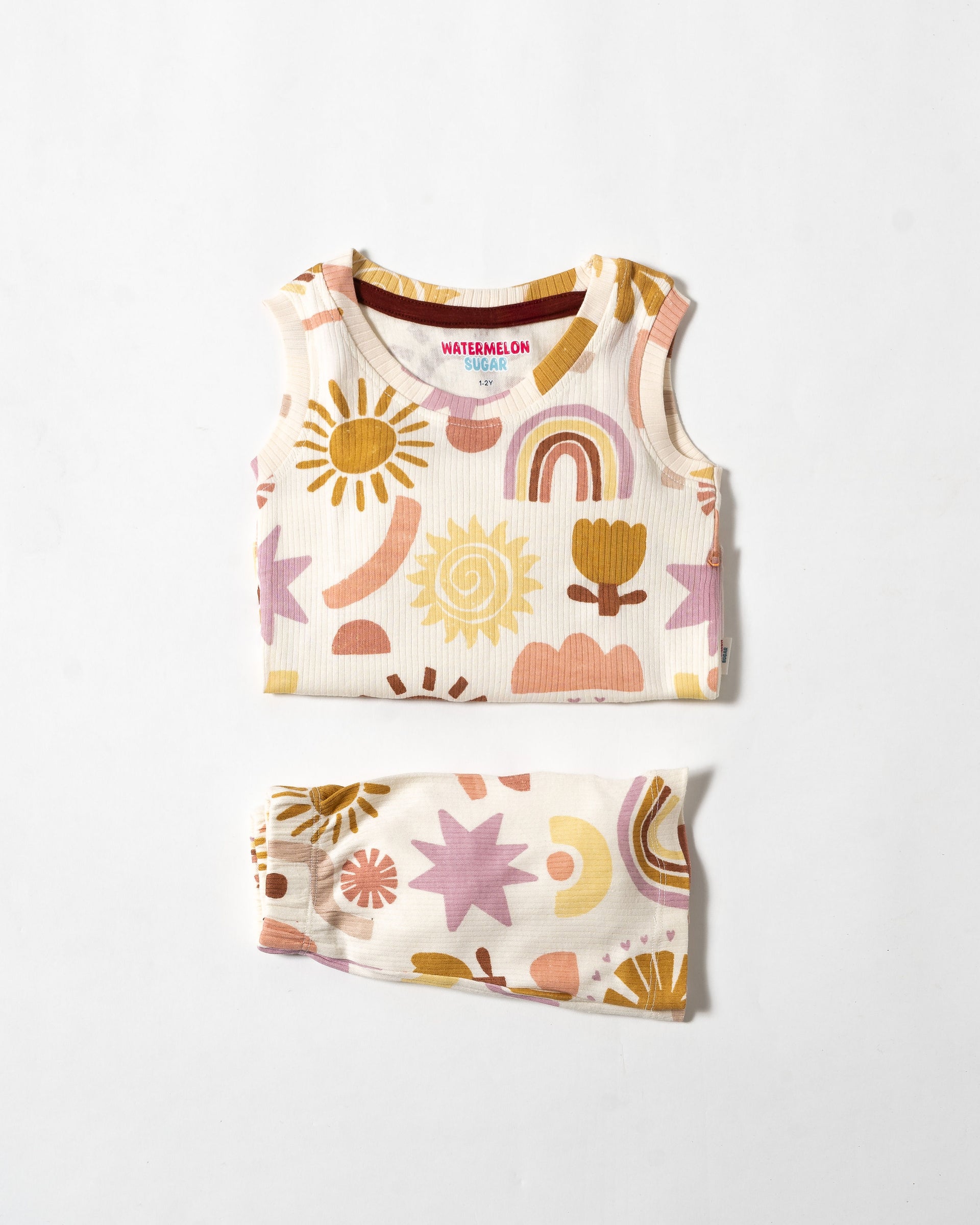 Sunbeam Rainbow Sleeveless Co-Ord Set (348)