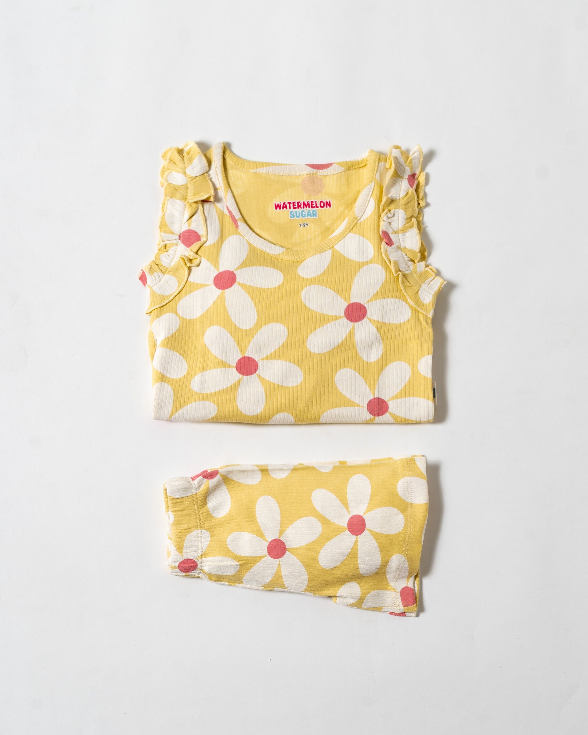 Sunny Daisy Bloom Sleeveless Co-Ord Set (345)