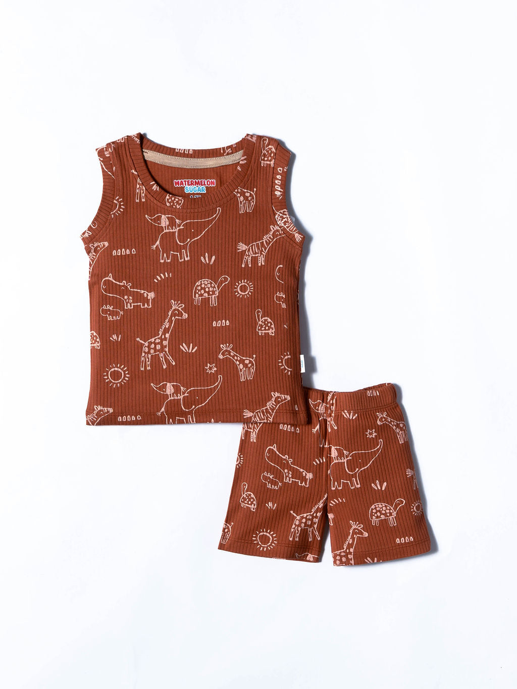 Rust Safari Print Co-ord Set (395)