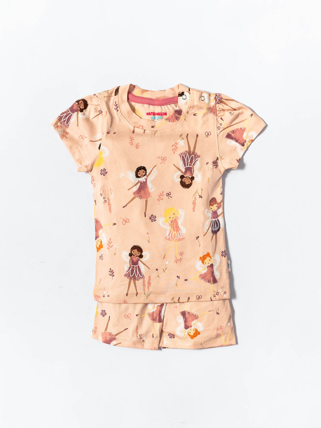 Ballet Bows Puff Sleeve Co-ord Set