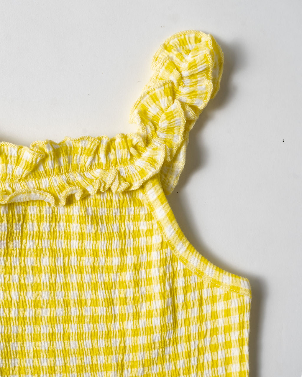 Sunny Gingham Frill Co-ord Set for Girls (369)