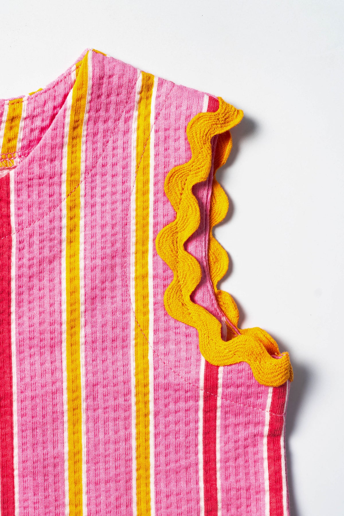 Pink & Sunshine Stripes Co-ord Set (654)