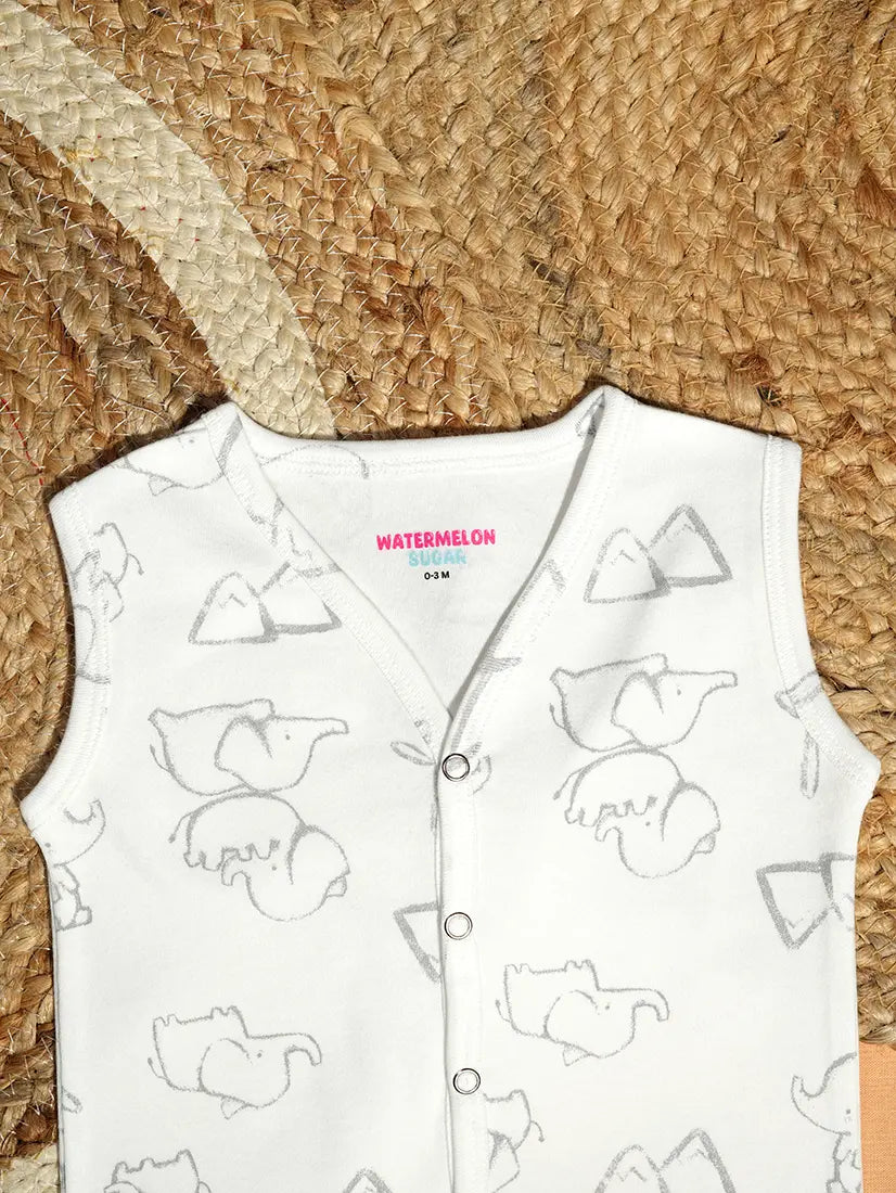 Elephant Print Baby Jabla