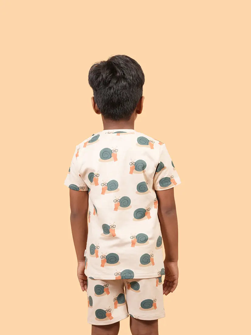 Kids Snail Print Co-ord Set (253)