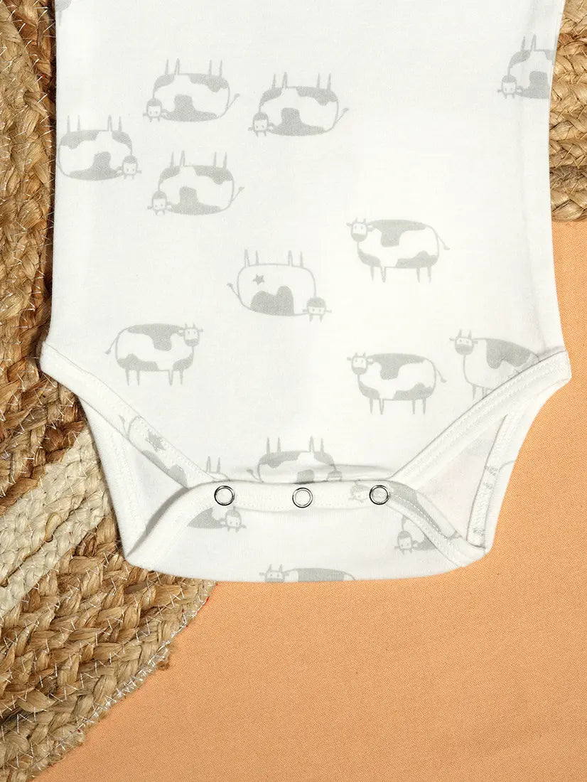 Cow Print Baby Romper (ROM13)