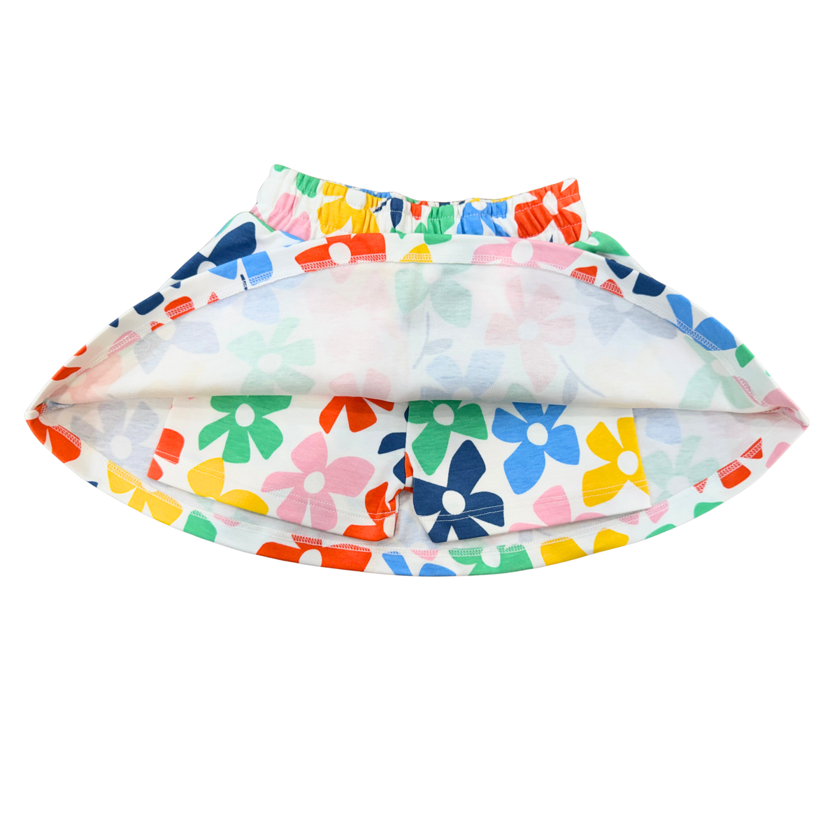 Rainbow Floral Sleeveless Top & Skort Set (669)