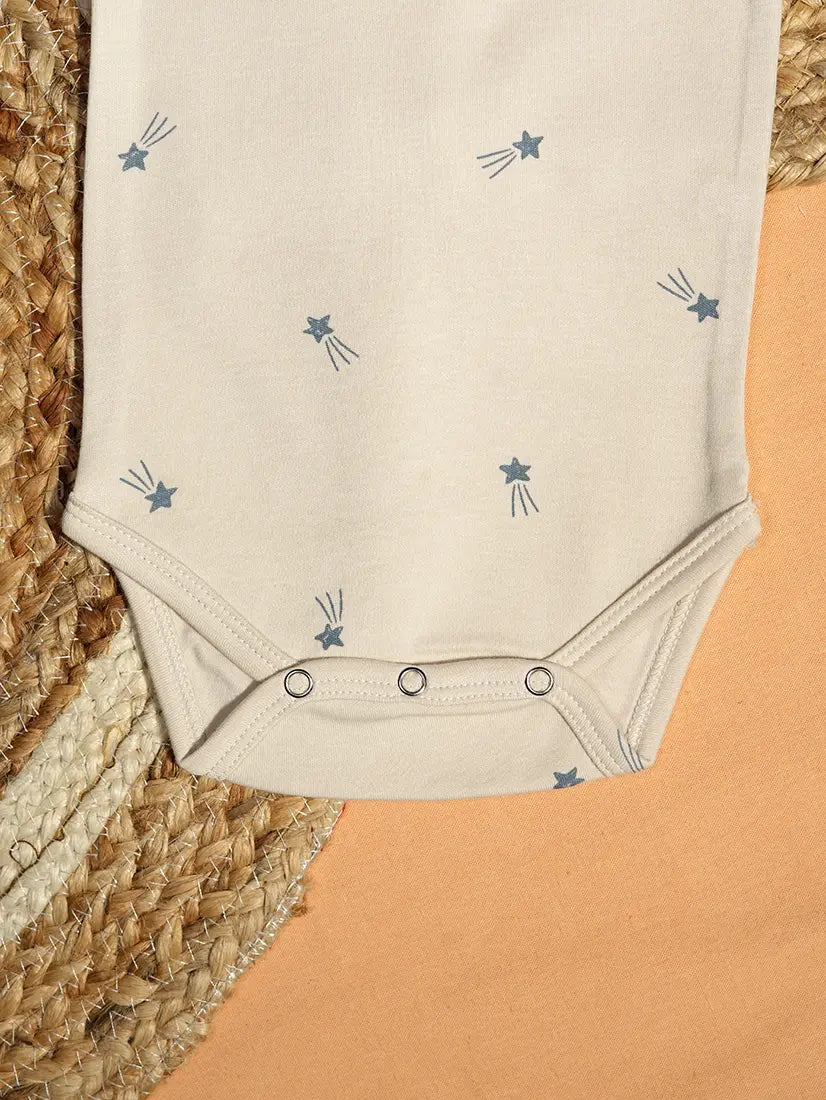 Star Printed Baby Romper