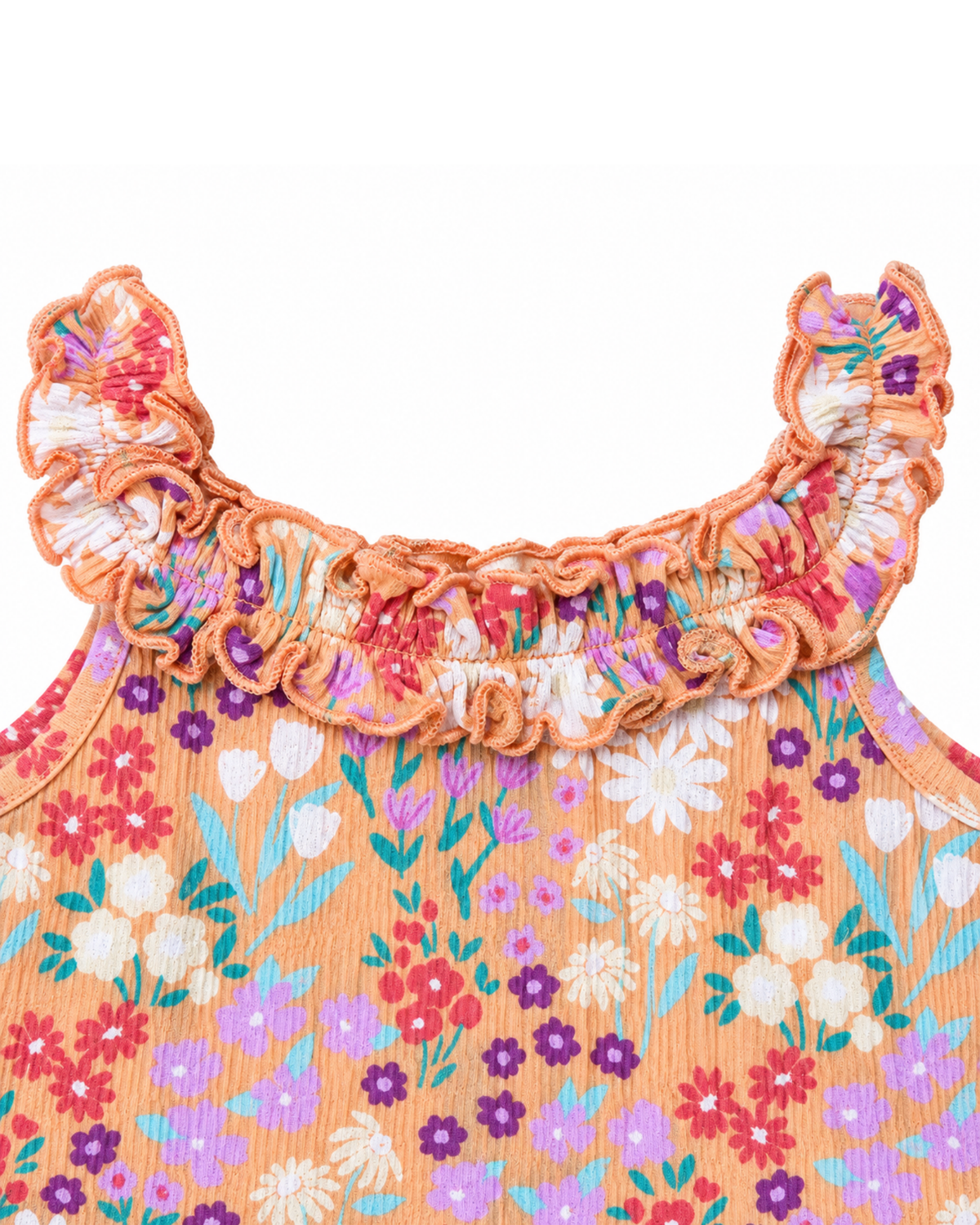 Meadow Bloom Floral Ruffle Skort Set (663)