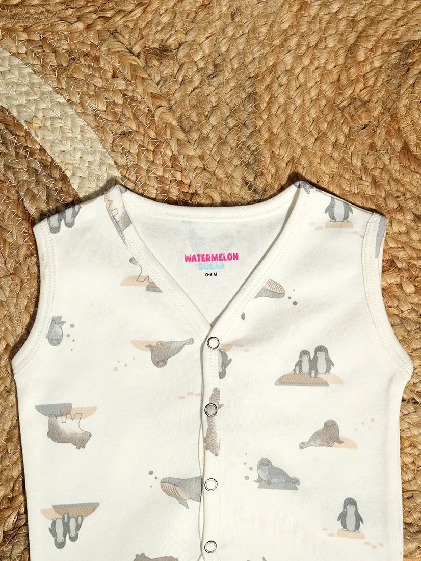 Seal & Sea Lion Print Baby Jabla (J10)