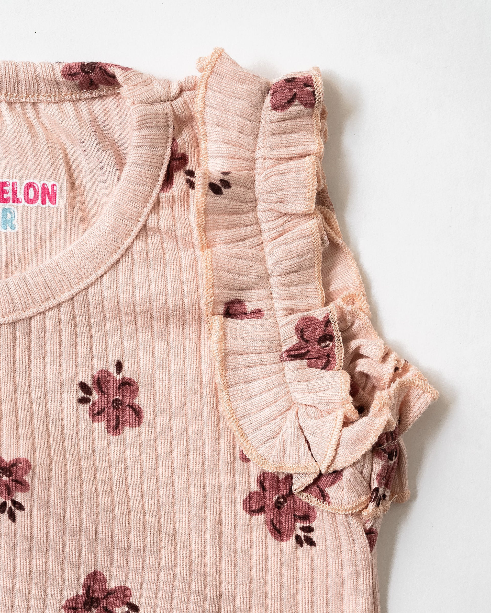 Blush Blossom Ruffle Co-Ord Set (354)