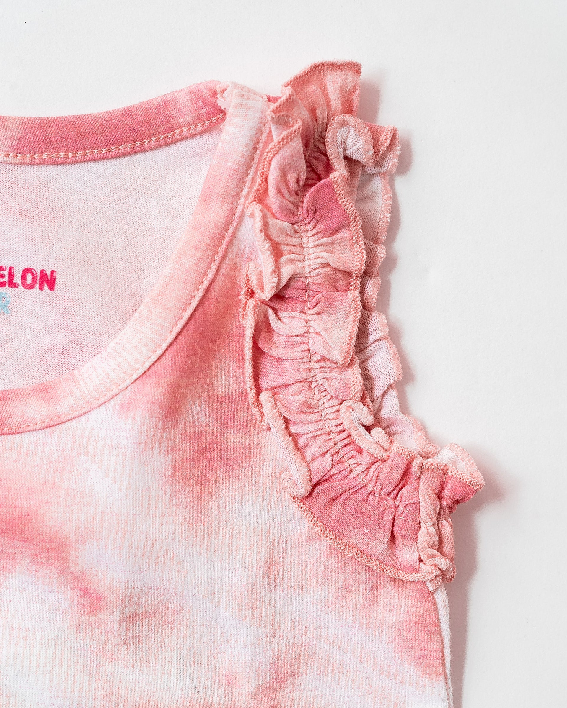 Rose Cloud Frill Sleeveless Co-ord Set (280)