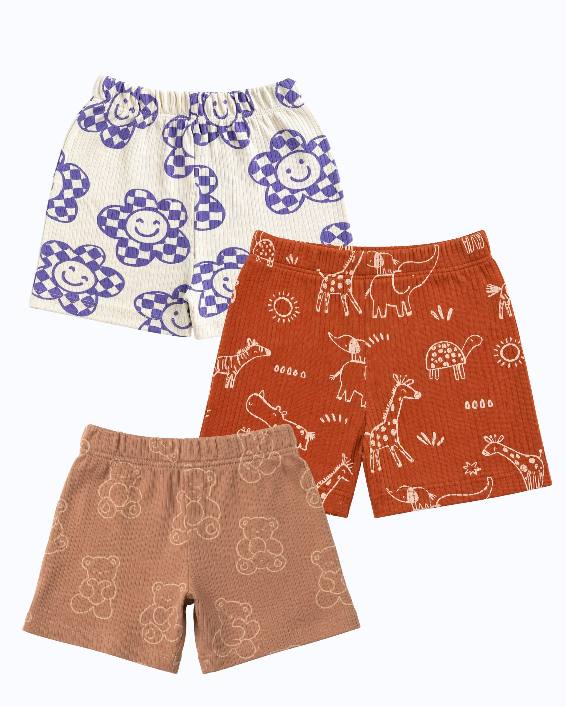 SHORTS 1-2Y(PACK OF 3)-SL17