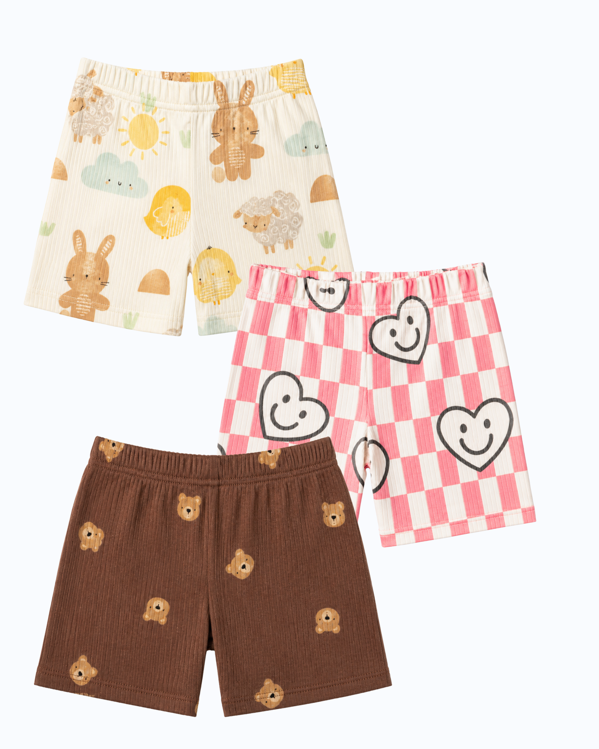 SHORTS 1-2Y(PACK OF 3)-SL20&21