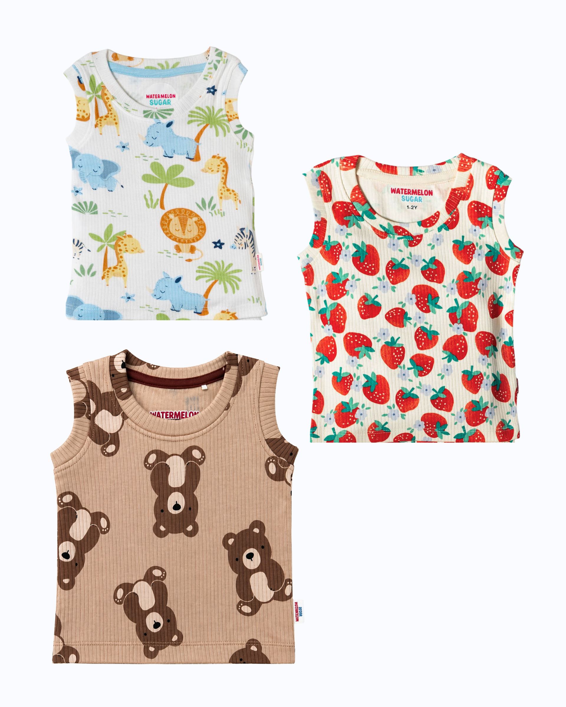 SLEEVELESS TSHIRTS-2-3Y(SL2)