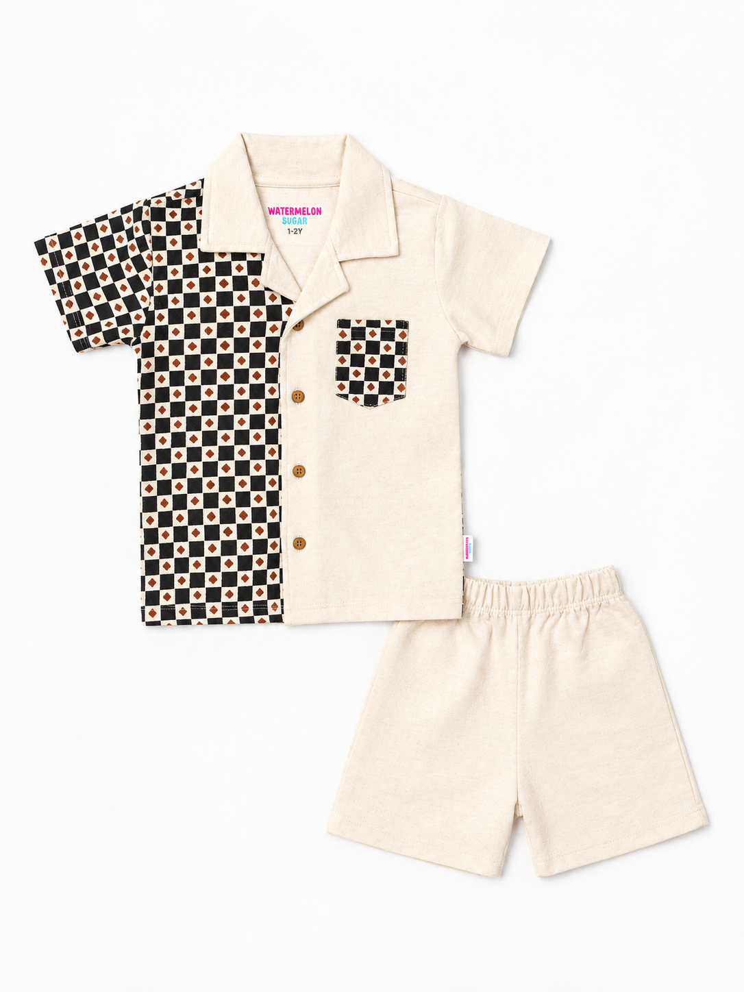 Retro Checkerboard Co-ord Set (658)